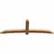 Ekena Millwork Bellingham Timber Gable Bracket, Western Red Cedar, 96"W x 32"H x 3 1/2"D x 5 1/2"F, 8/12 Pitch GBW096X32X0406BEL00SWR - alternate 3